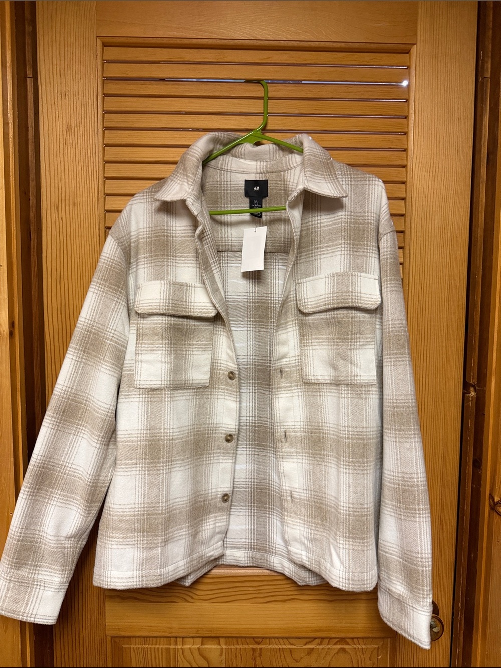 H&M REGULAR-FIT FLANNEL OVERSHIRT